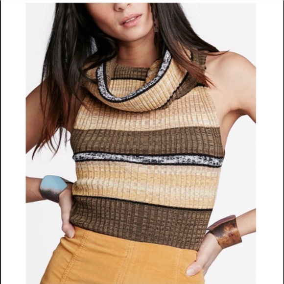 NWOTFree People Carly Cowl neck Off should sweater - Picture 2 of 4